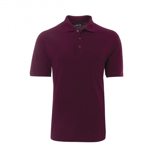 Pocket Polos Maroon